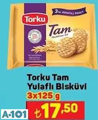TORKU TAM YULAFLI BİSKÜVİ